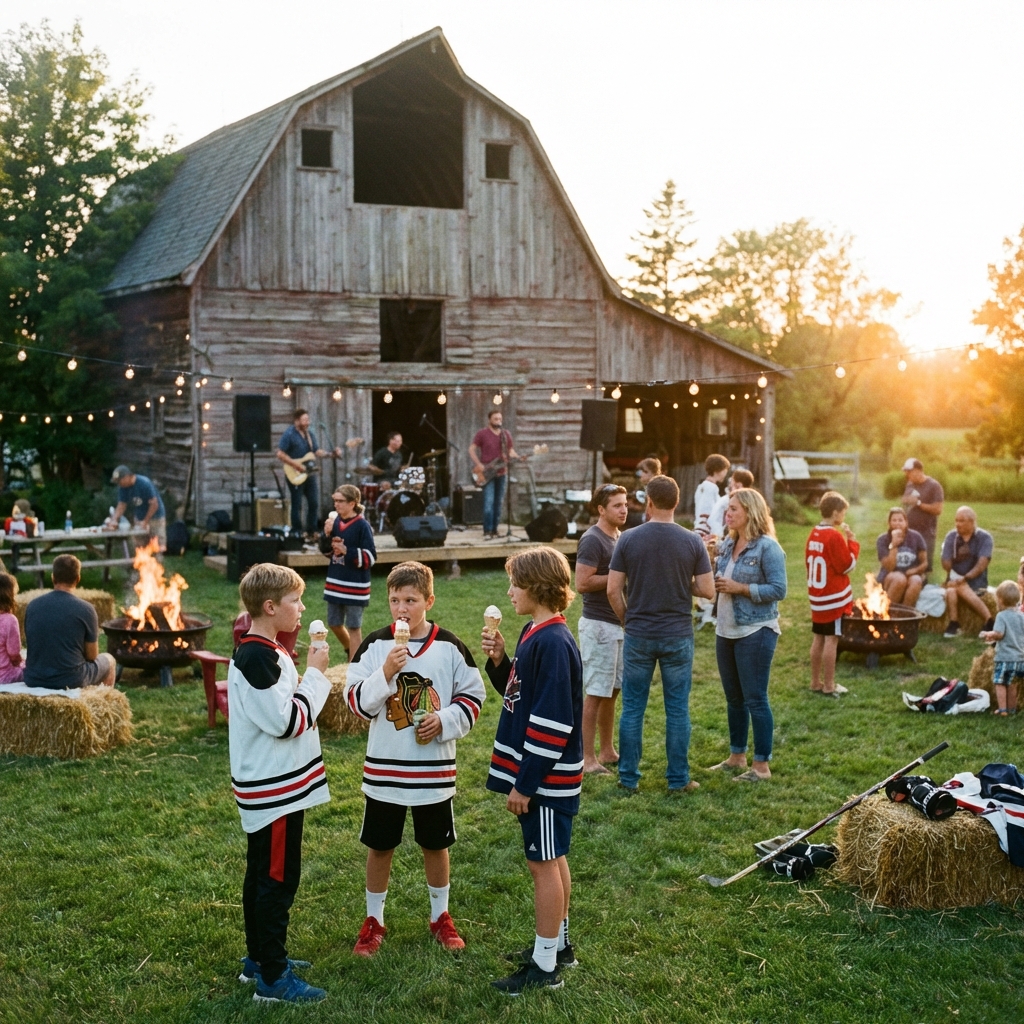 An amazing evening celebrating the Knights' first hockey season!!
